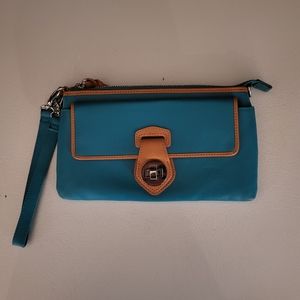 DANIER TURQUOISE wristlet/wallet